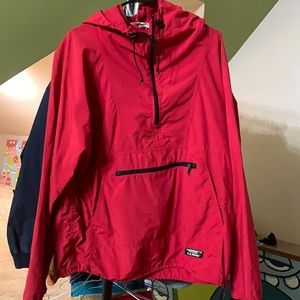 VTG LL Bean Anorak windbreaker XL Red